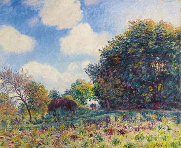 Path at the entrance of a wood, 1891(oil on canvas)