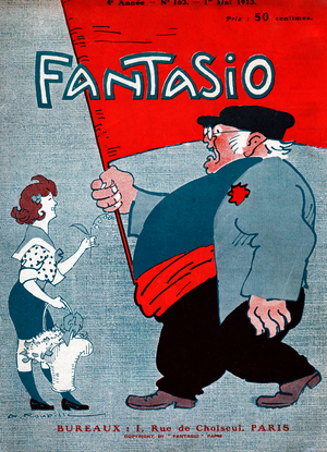 Fantasio - Cover of French magazine "Fantasio" may 1st, 1913