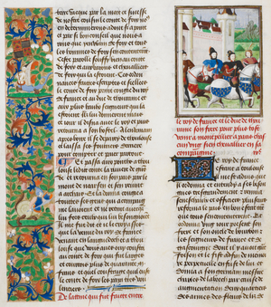 Charles VI leaving Montpellier.