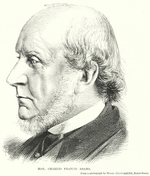 Honourable Charles Francis Adams (engraving)