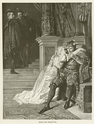 Gilda and Rigoletto (engraving)