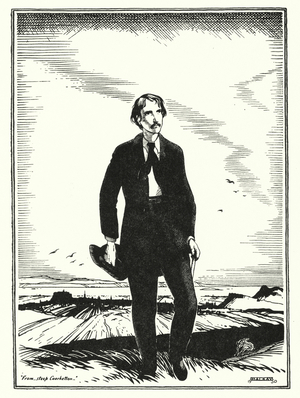 Robert Louis Stevenson, c1950 (litho)