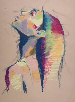 Color Study 15, 2023 (pastel on paper)