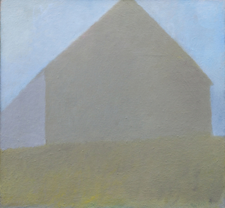 Frontal Barn (oil on canvas)