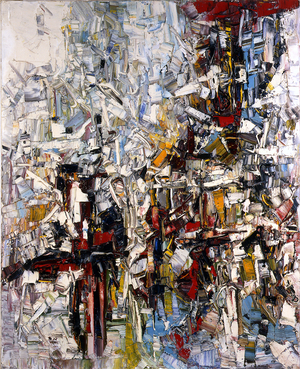 Labours sous la neige, 1959-60 (oil on canvas)