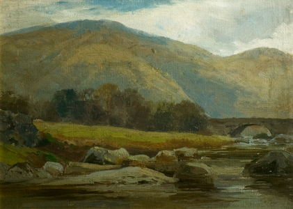 Llugwy, Betws-y-Coed, Conwy (oil on board)