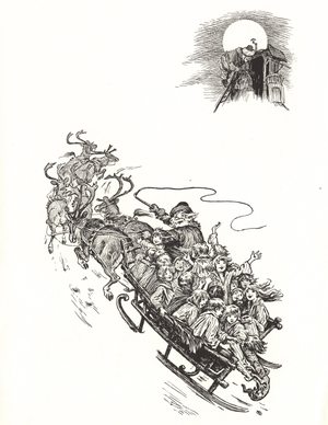Christmas Magazine Plate, USA, 1890s
