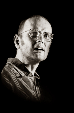 Portrait Of The Theatre Director Richard Jones (b/w photo)