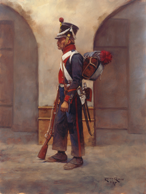 Sachsen Grenadier 1810, 2009 (oil on board)