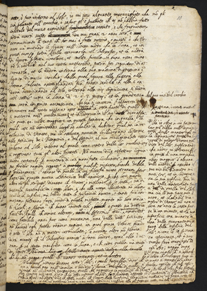 Egerton MS 48 f.15v Letter, 1612 (ink on paper)