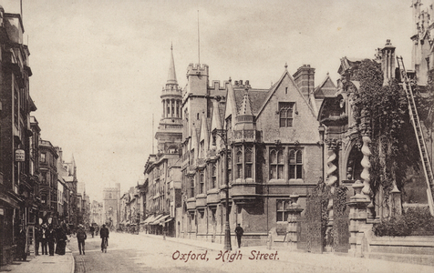 Oxford, High Street (b/w photo)
