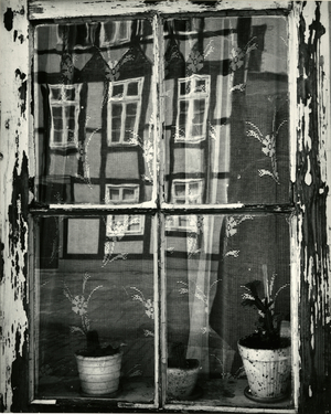 Window with Reflection, Europe, 1972 (silver gelatin print)