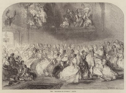 The "Sir Roger de Coverley" Dance (engraving)
