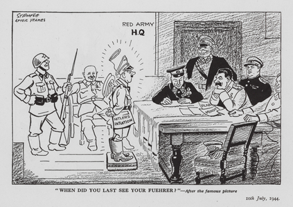 Strube WW2 cartoon (litho)