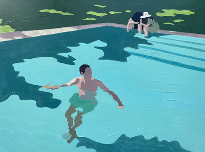 Whispers of My Past, 2021 (oil on panel)