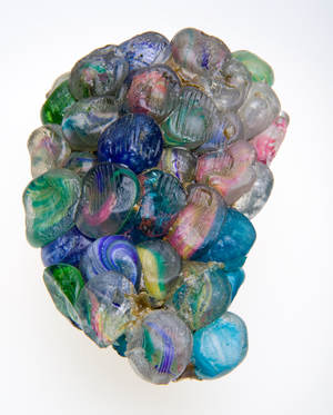 Marbles fused together during the Chicago Fire of 1871 (glass)