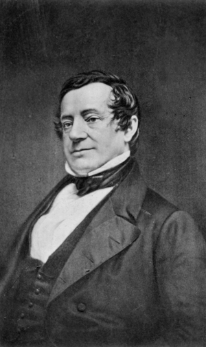 Washington Irving, 1861 (b/w photo)