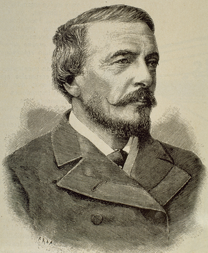 Portrait of Frederick Temple Hamilton-Temple-Blackwood, 1st Marquess of Dufferin and Ava (1826-1902) (engraving)