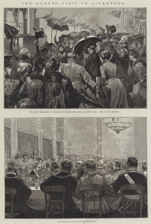 The Queen's Visit to Liverpool (engraving)