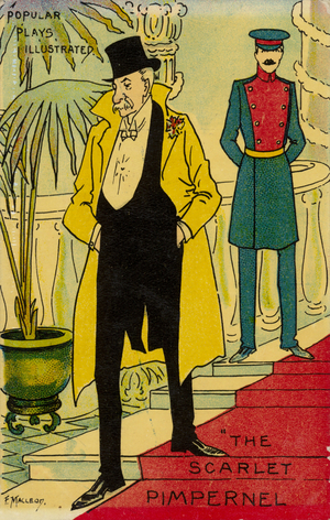 The Scarlet Pimpernel (colour litho)