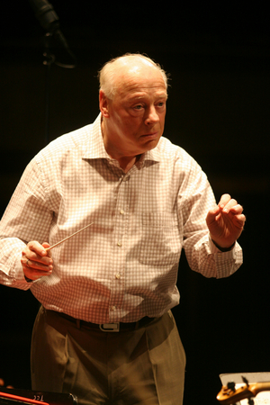 Bernard Johan Herman Haitink rehearsing in Paris, France, 2006 (photo)