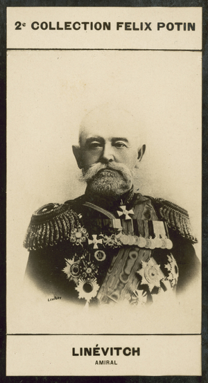 Nicolas-Petrovitch Linevitch, Amiral, 1839 (b/w photo)