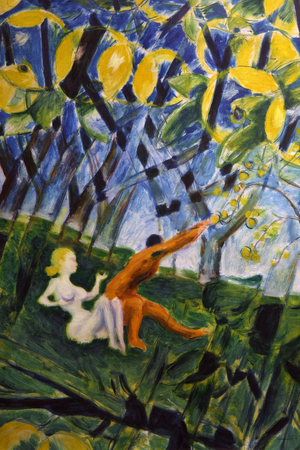 Adam and Eve, 1945 (oil on canvas)
