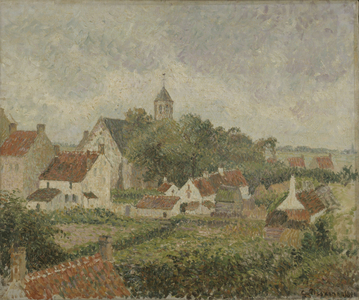 The village of Knocke, 1894 (oil on canvas)