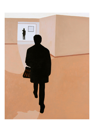 Museum Nerd, 2021 (oil on canvas)