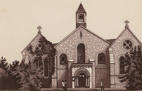 Southend-on-Sea: St John's Church (litho)