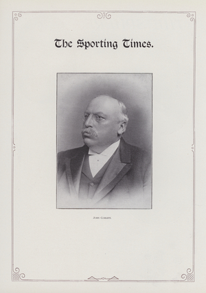 British Newspapers in the Nineteenth Century: The Sporting Times (litho)