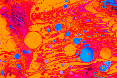 Traditional Ottoman Turkish marbling art patterns as abstract background