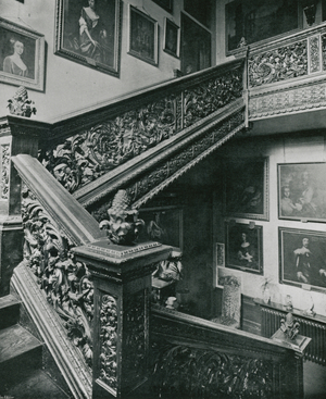 The Staircase (b/w photo)