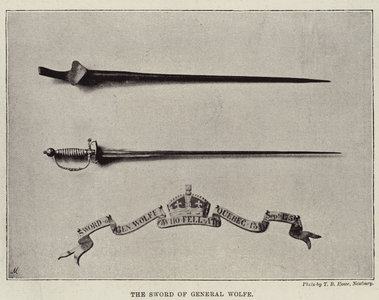 The Sword of General Wolfe (b/w photo)