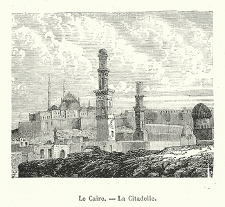 Le Caire, La Citadelle (engraving)