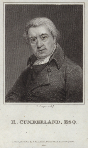 Portrait of Richard Cumberland (engraving)