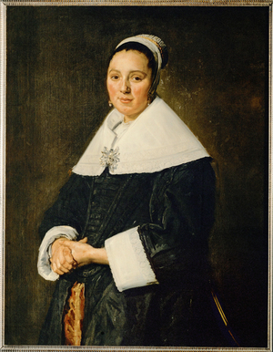 Portrait of a woman (oil on canvas)