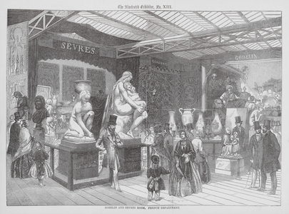 Gobelin and Sevres Room, French Department (engraving)