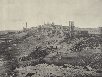 The Proprietary Mine, Broken Hill (b/w photo)