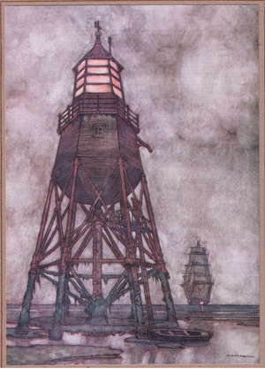 The coast wise lights of England (litho)