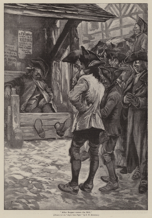 "After supper comes the bill" (engraving)