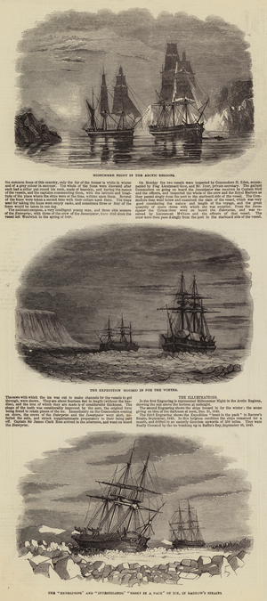 Return of Captain Sir James Ross' Arctic Expedition (engraving)