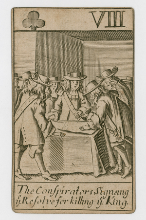 Popish Plot playing card (engraving)
