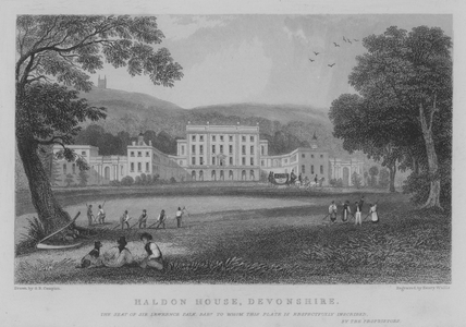 Haldon House, Devonshire (engraving)