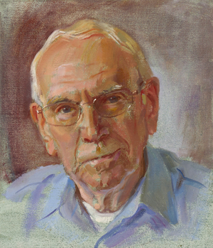 Chelsea Pensioners: Fred Butterfield, Royal Artillery, 2000-11 (oil on canvas)
