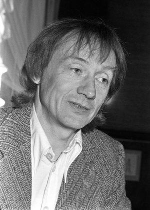 Oslo 19840430. Einar Økland, portrait during interview …, 1984 (photo)