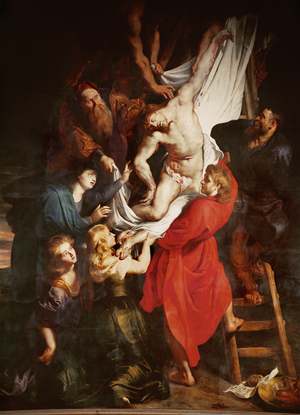 Descent from the Cross (oil on canvas)