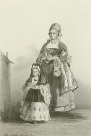 The Senoritta and her Nurse (engraving)