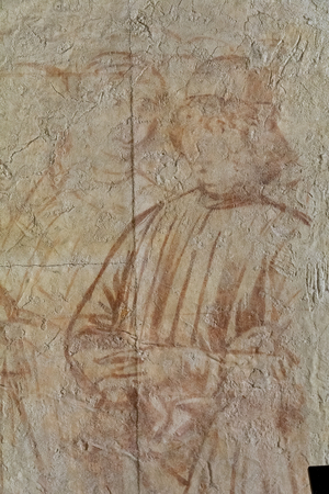 Meeting of Solomon and Sheba, 1481 (sinopia)