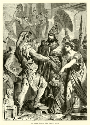 Les hommes firent des idoles (engraving)